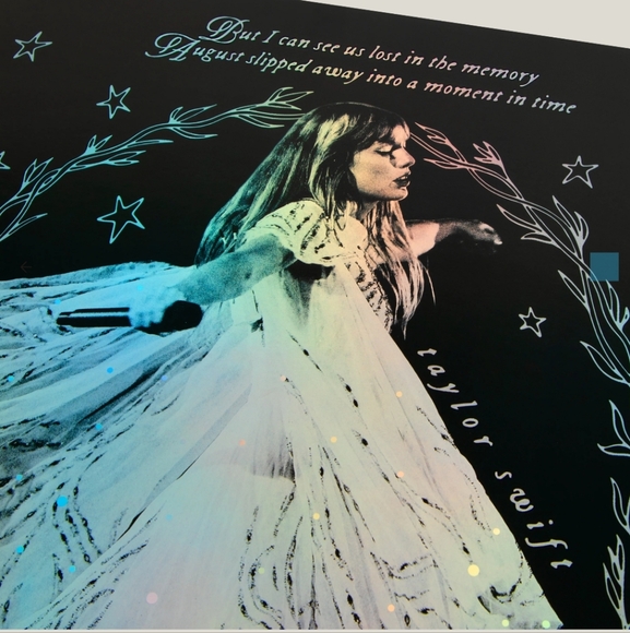 New Taylor Swift Folklore Foil Lithograph - Picture 2 of 5